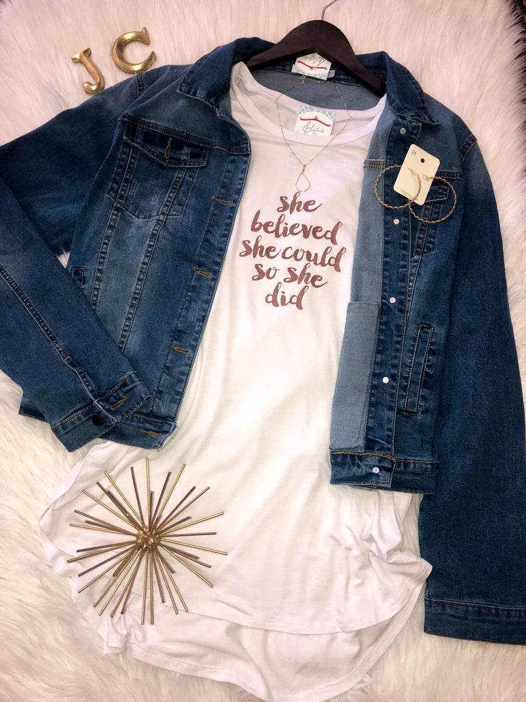 She Believed Tee
